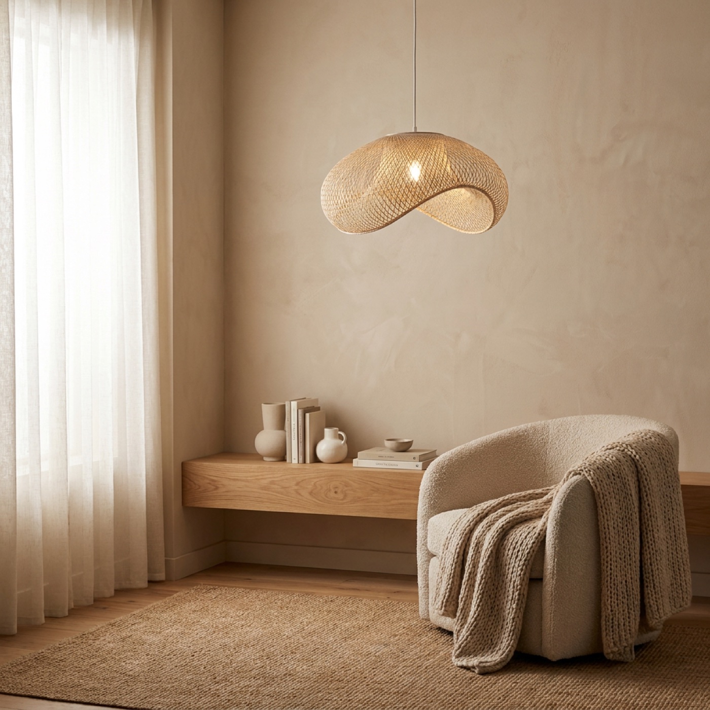 A styled interior with FORMA lighting and furniture in use