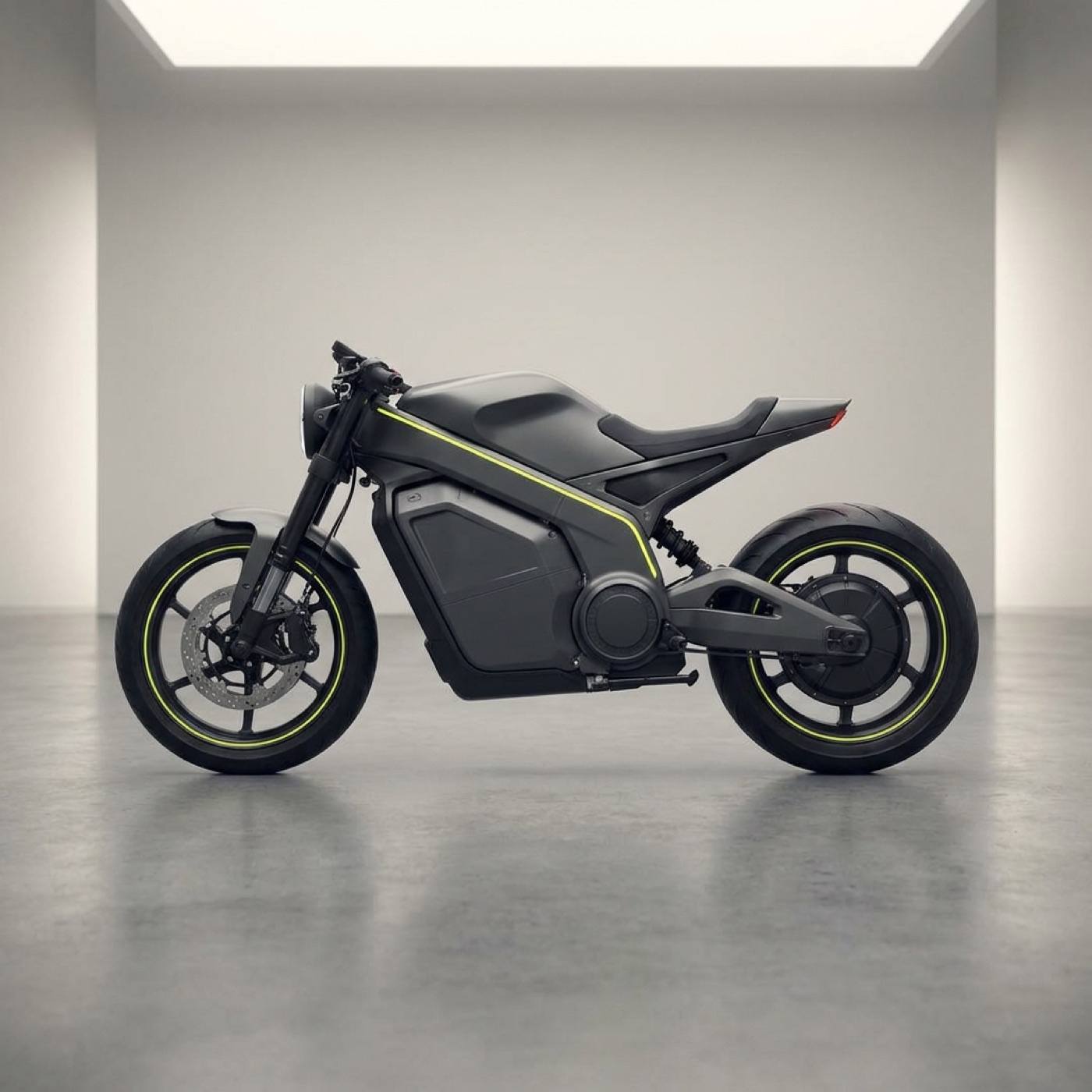The ION motorcycle in the selected colorway